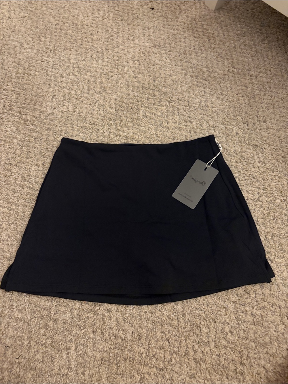 Classic Black Women's Skirt with Built in Shorts